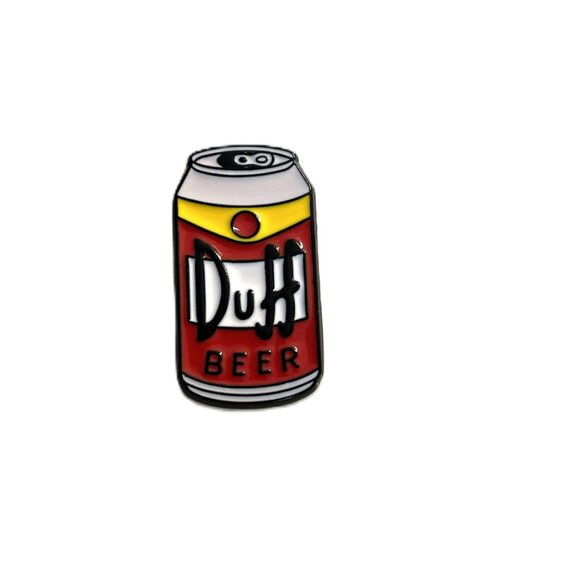 *♪ The Simpsons Duff Beer Can Pin - Brand New *♪ - Picture 1 of 6